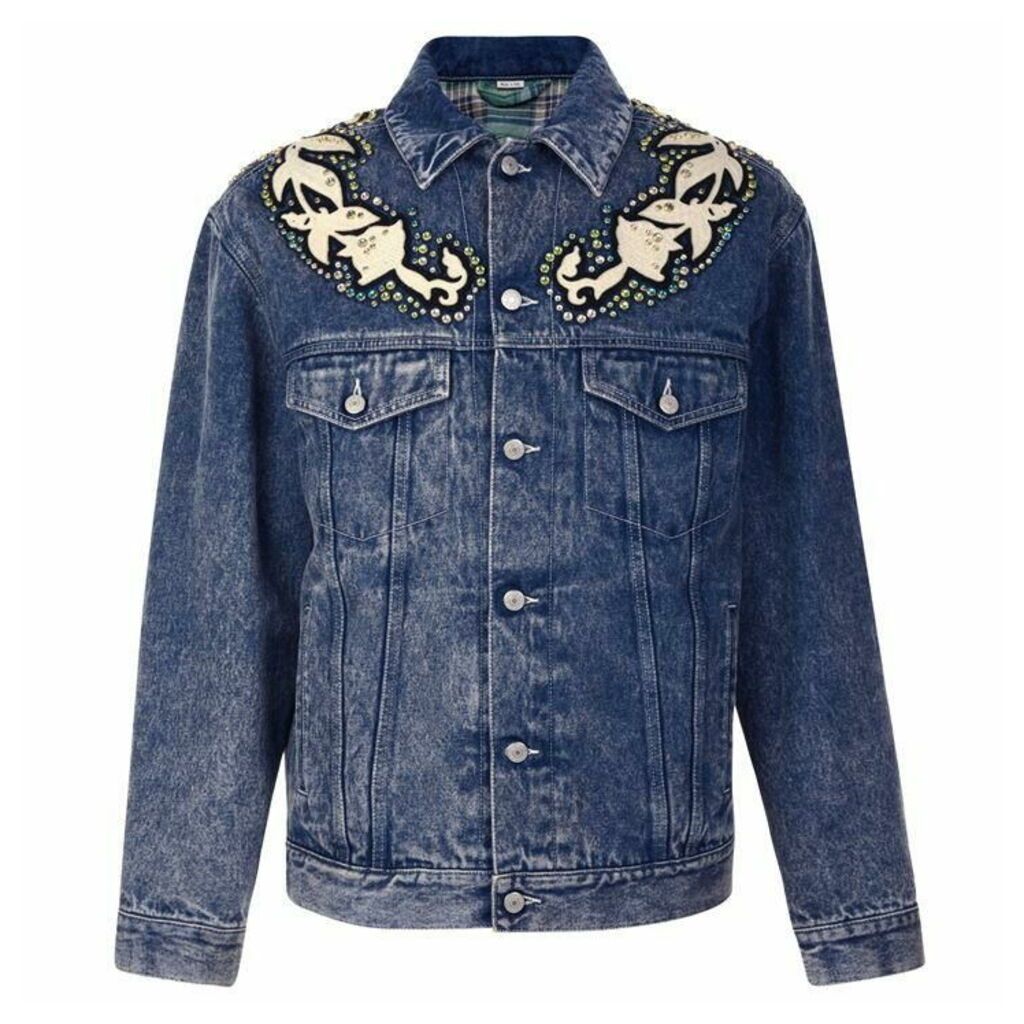 Gucci Embellished Denim Jacket