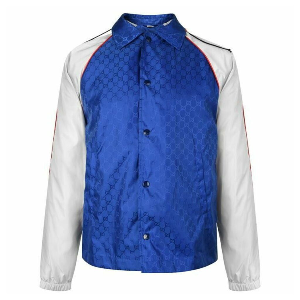 Gucci Gg Supreme Panel Contrast Jacket