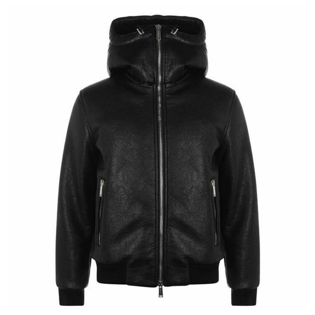 DSquared2 Shearling Hooded Jacket