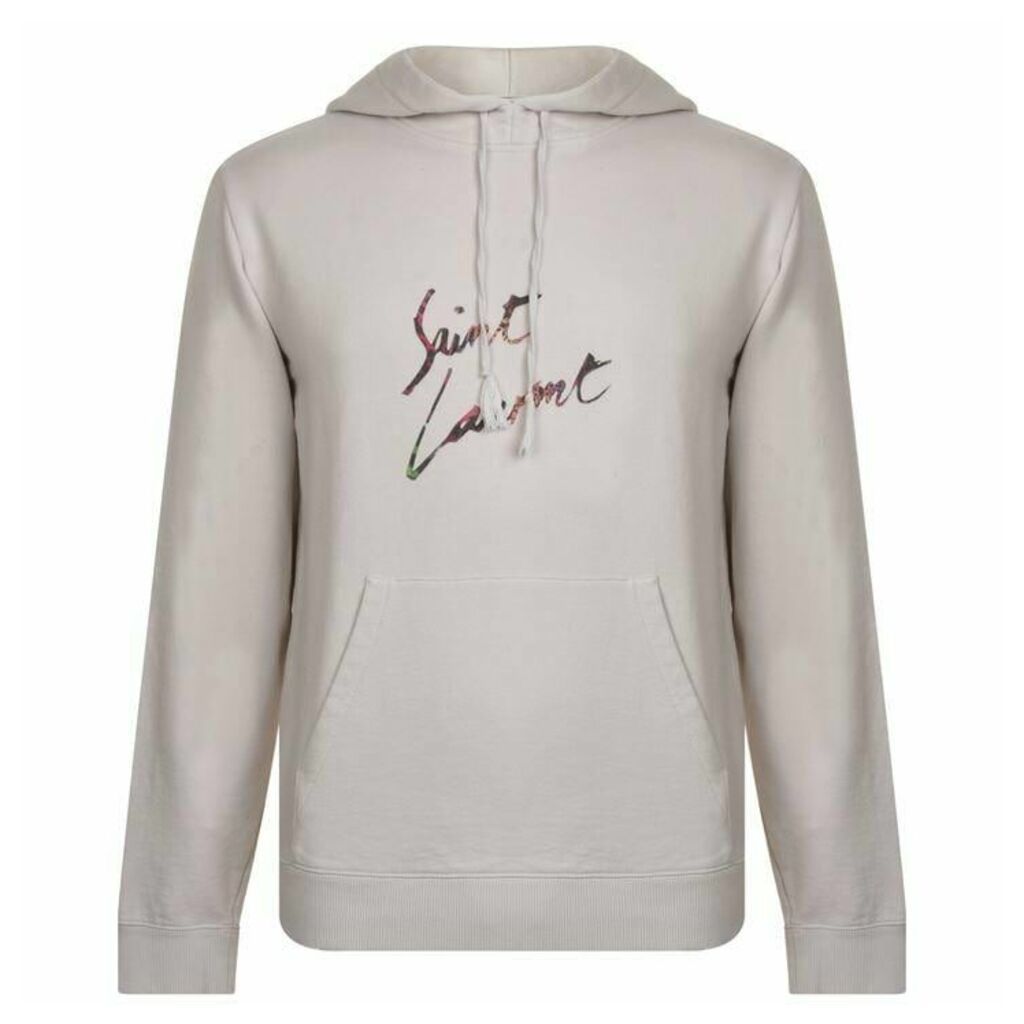 Saint Laurent Logo Hooded Sweatshirt