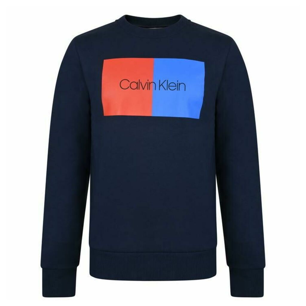 Calvin Klein Menswear Two Tone Logo Sweatshirt