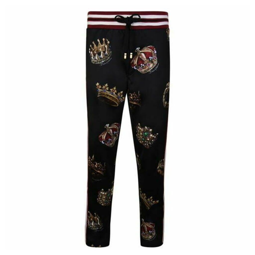 Dolce and Gabbana King Crown Jogging Bottoms