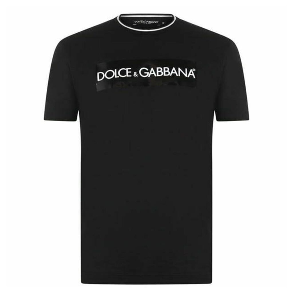 Dolce and Gabbana Tape Logo T Shirt