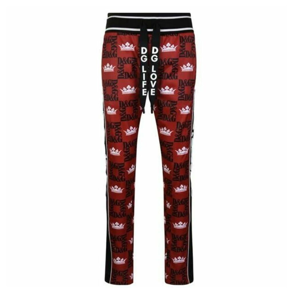 Dolce and Gabbana King Crown Jogging Bottoms