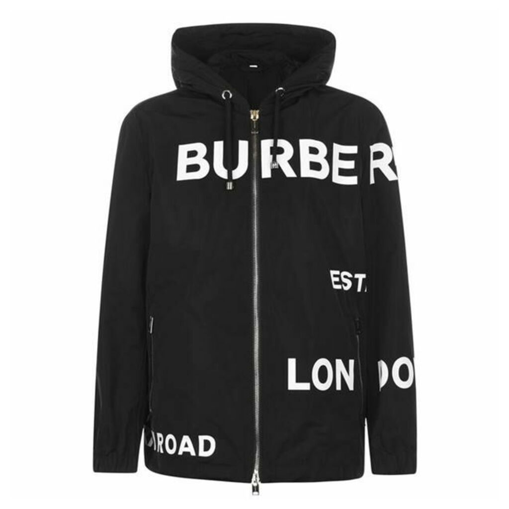 Burberry All Over Logo Jacket