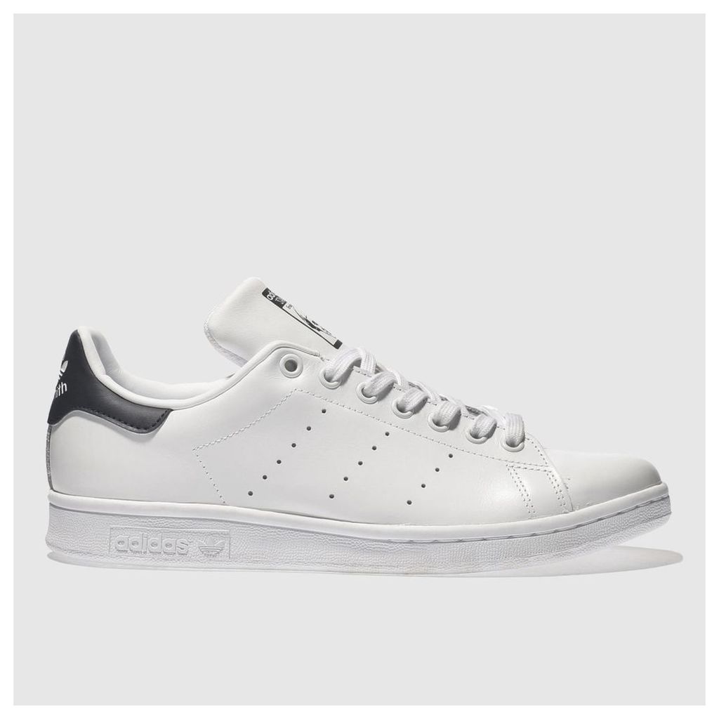 White & Navy Stan Smith Trainers
