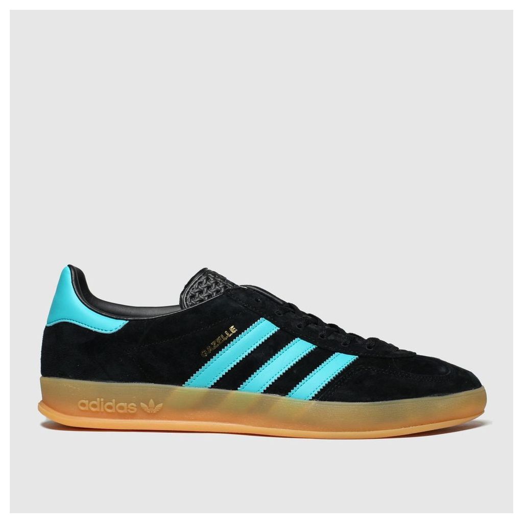 Black And Blue Gazelle Indoor Trainers