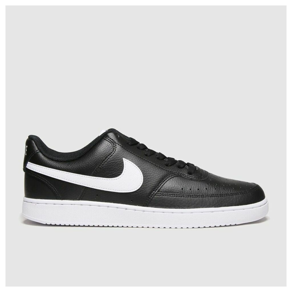 Black & White Court Vision Low Trainers