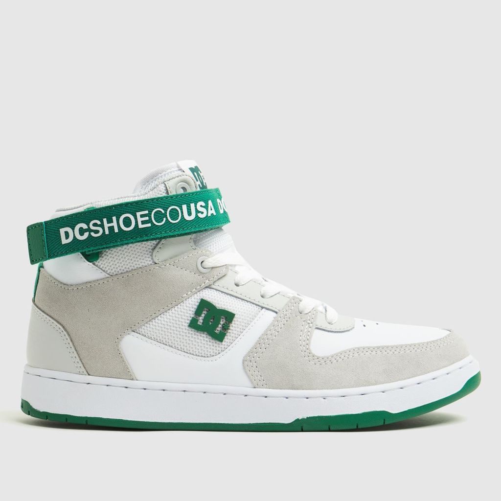 White & Green Pensford Trainers