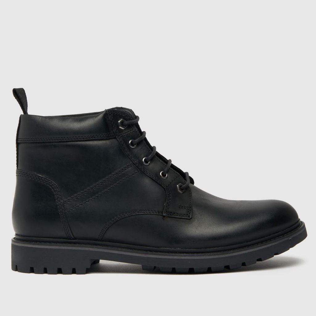 Black Dallas Lace Up Boots, Size: 7 (EU 41)