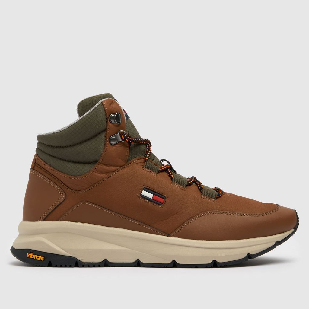 Tommy Jeans Hybrid Boots In Brown