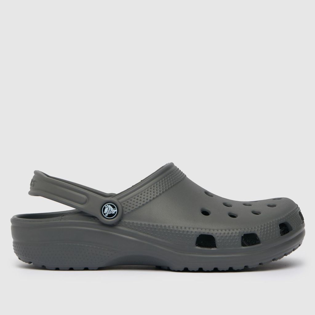 classic clog sandals in grey