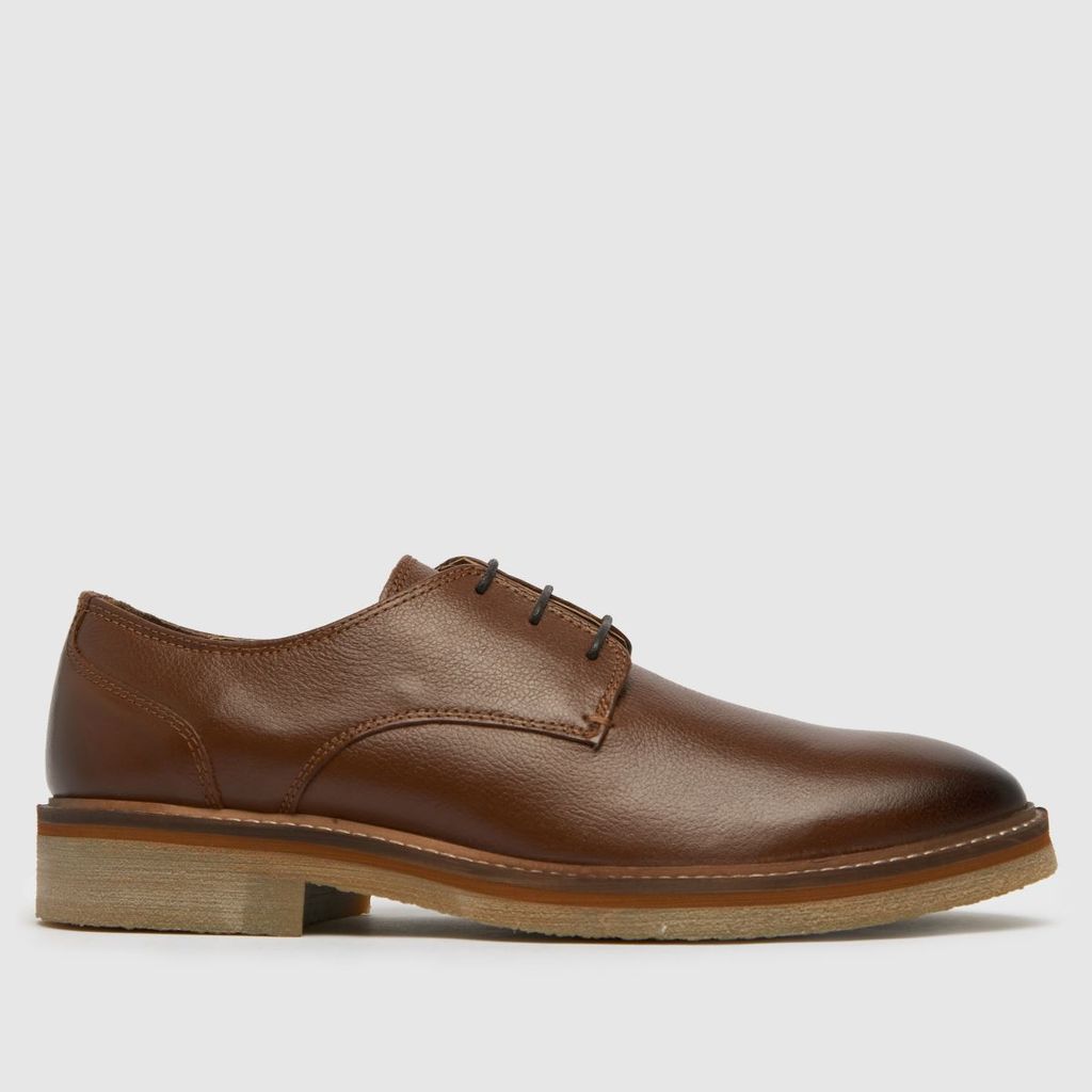 oliver tumbled gum derby shoes in tan