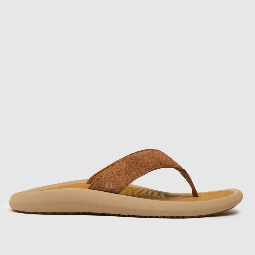 brookside ii flip sandals in tan