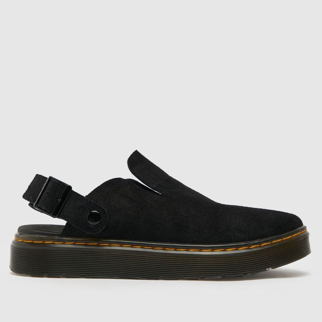 carlson mule sandals in black