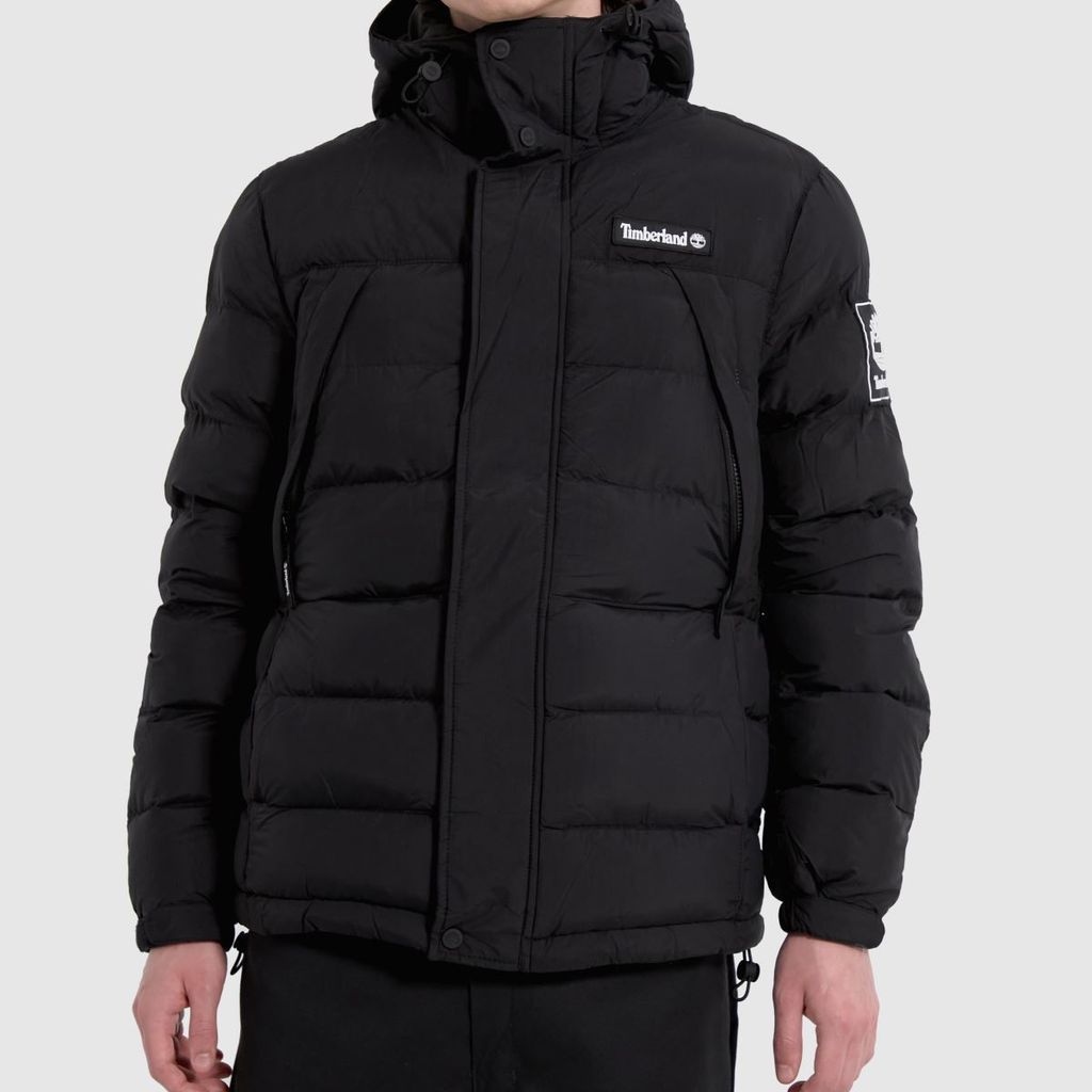 archive puffer jacket in black