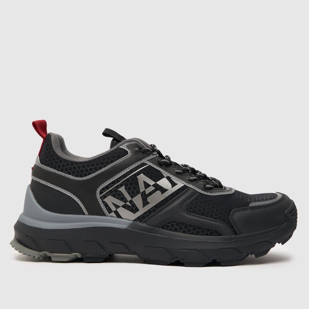 intruder plus trainers in black & grey