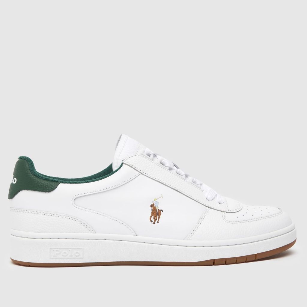 court sneaker trainers in white