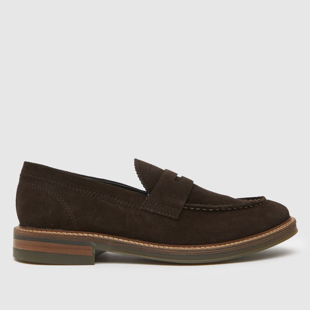 reunion suede loafer shoes in brown