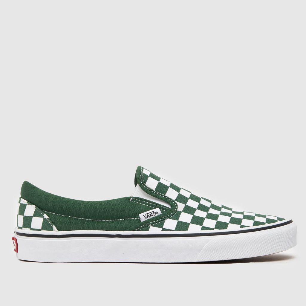 classic slip on trainers in green