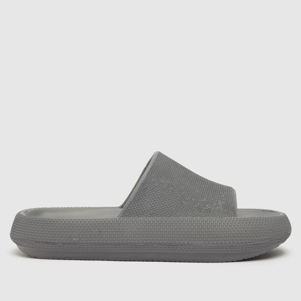hayes slider sandals in grey