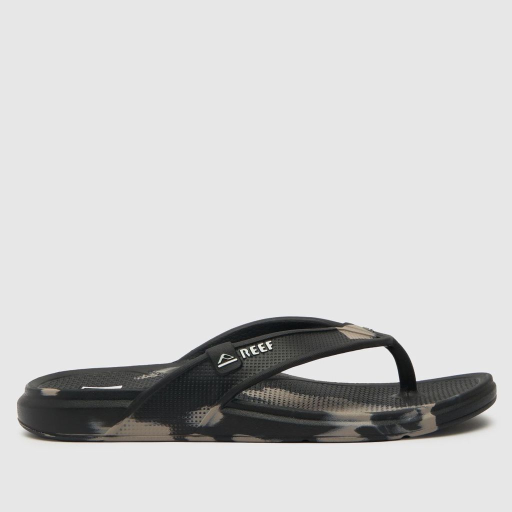 oasis sandals in stone & black