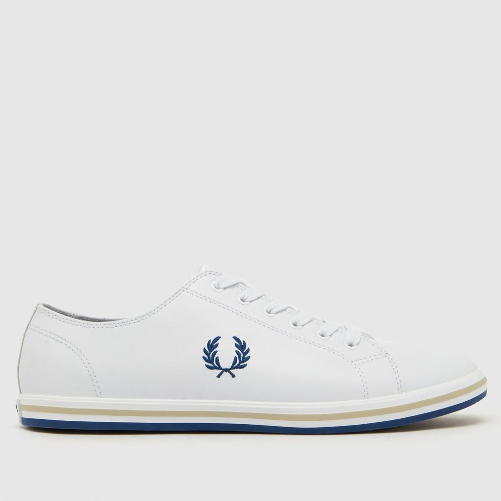 kingston trainers in white & blue