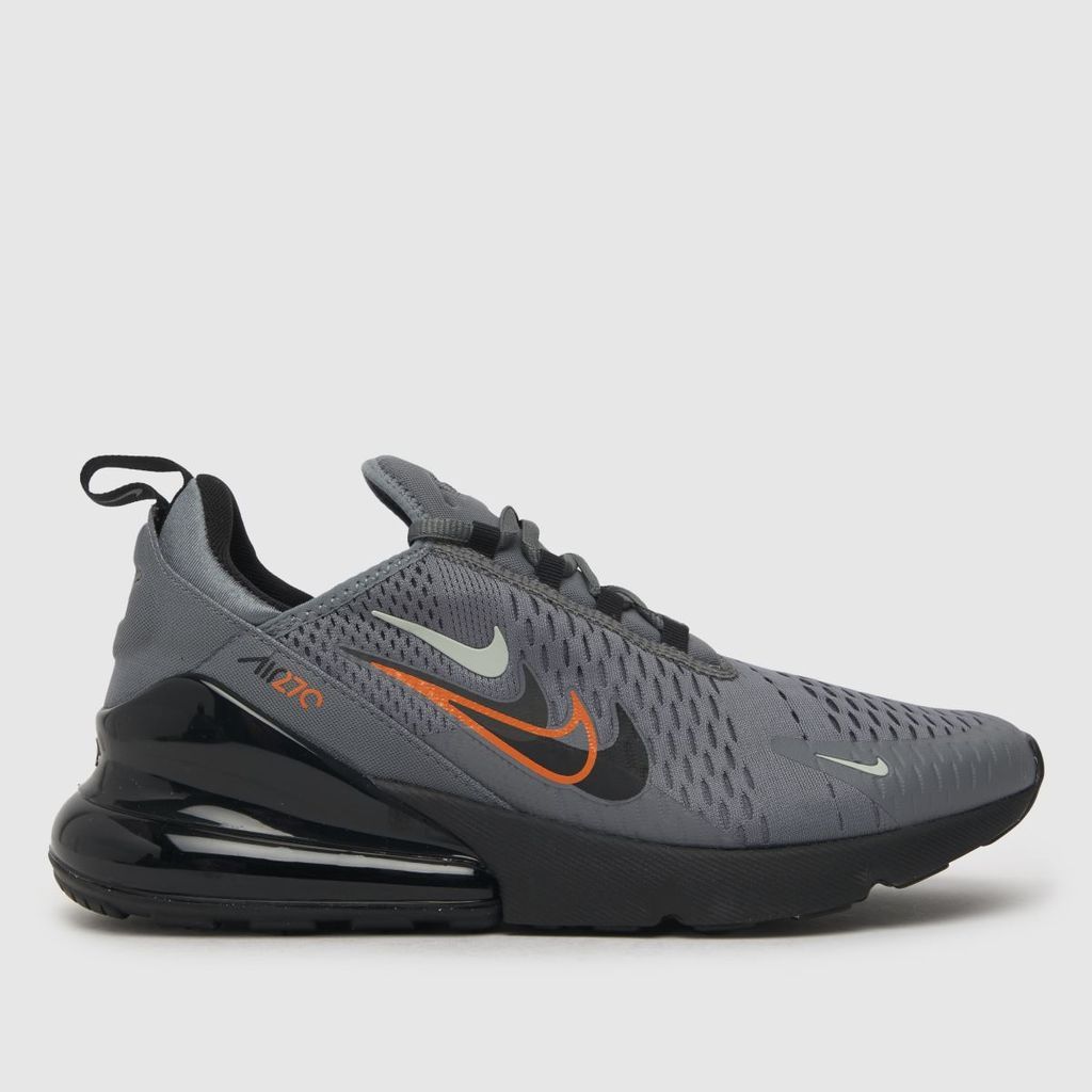air max 270 trainers in grey & black
