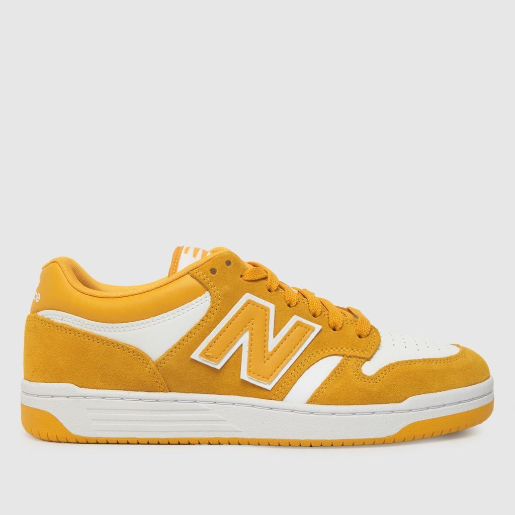 480 trainers in white & mustard