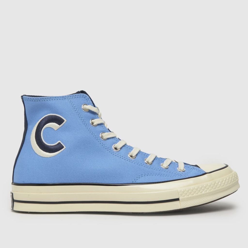 chuck 70 hi letterman trainers in blue