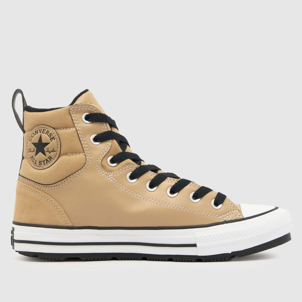 all star berkshire boot trainers in beige