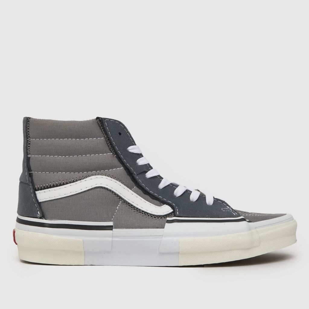 sk8-hi reconsruct trainers in grey & black