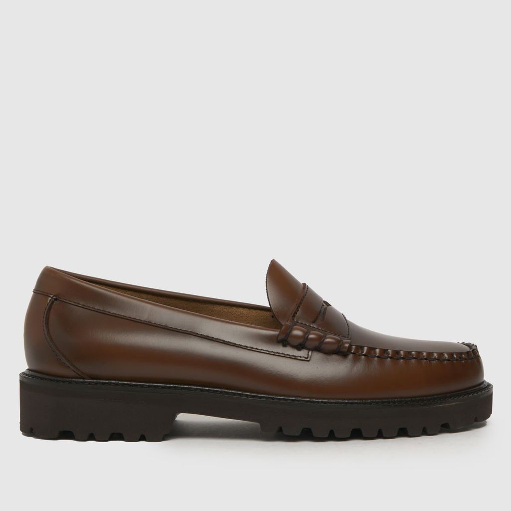weejun 90 larson loafer shoes in brown
