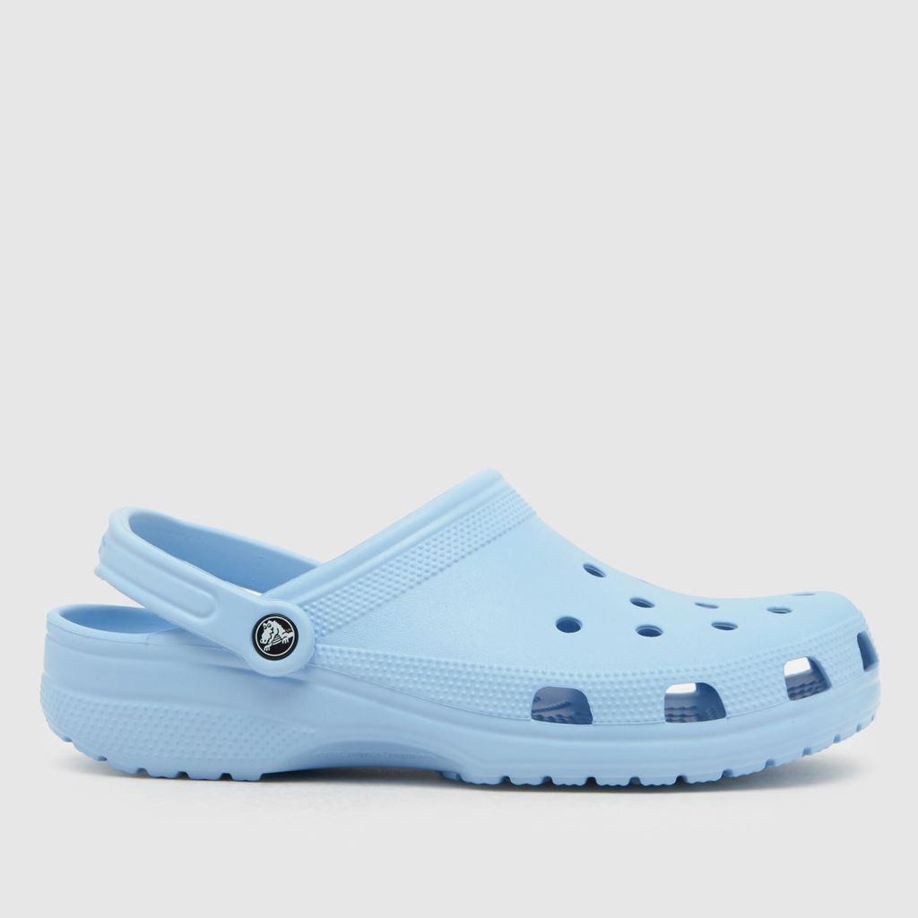 classic clog sandals in pale blue