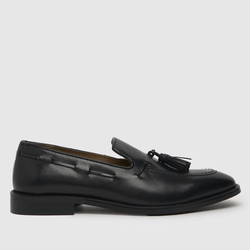 rory leather loafer shoes in black