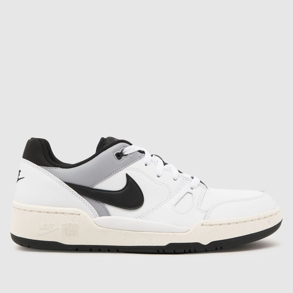full force lo trainers in white & black