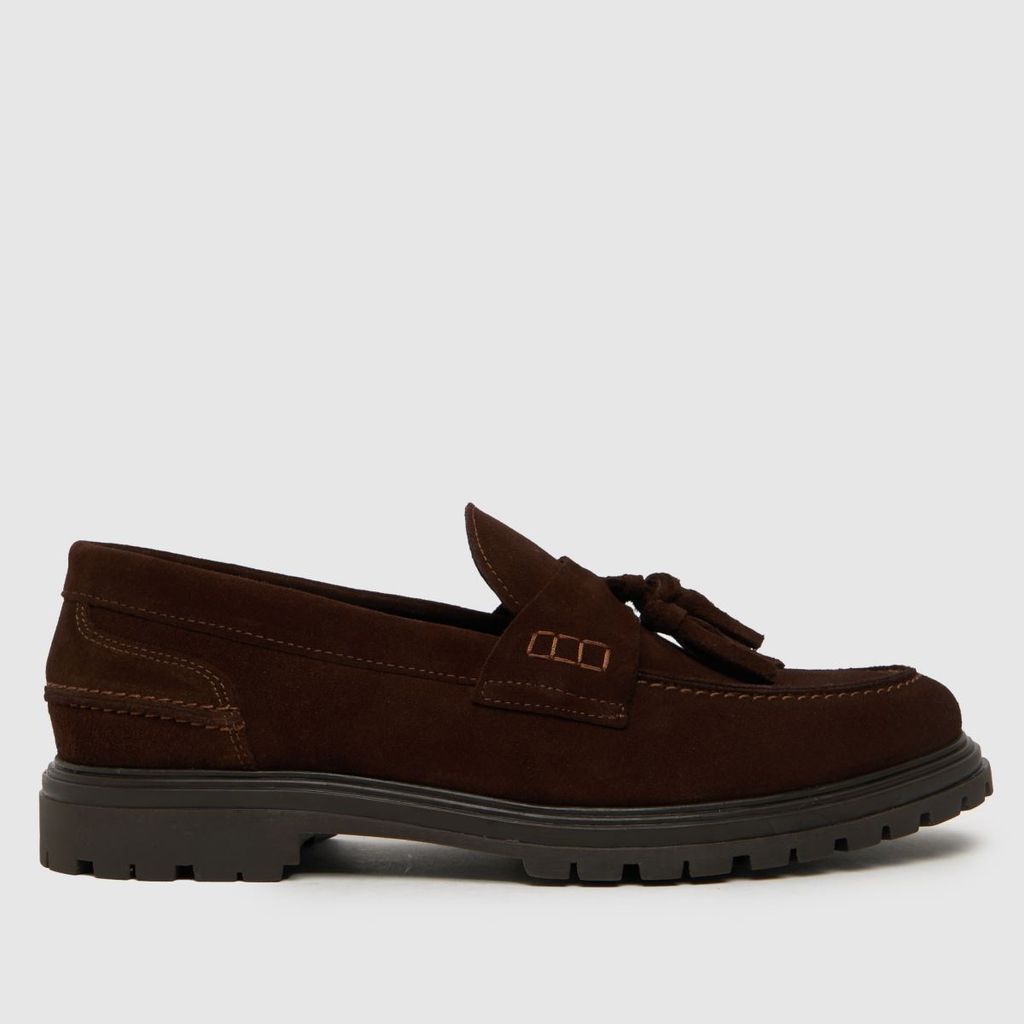 pierre chunky loafer shoes in brown