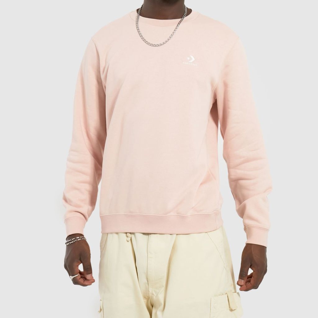 go-to star chevron sweatshirt in pale pink