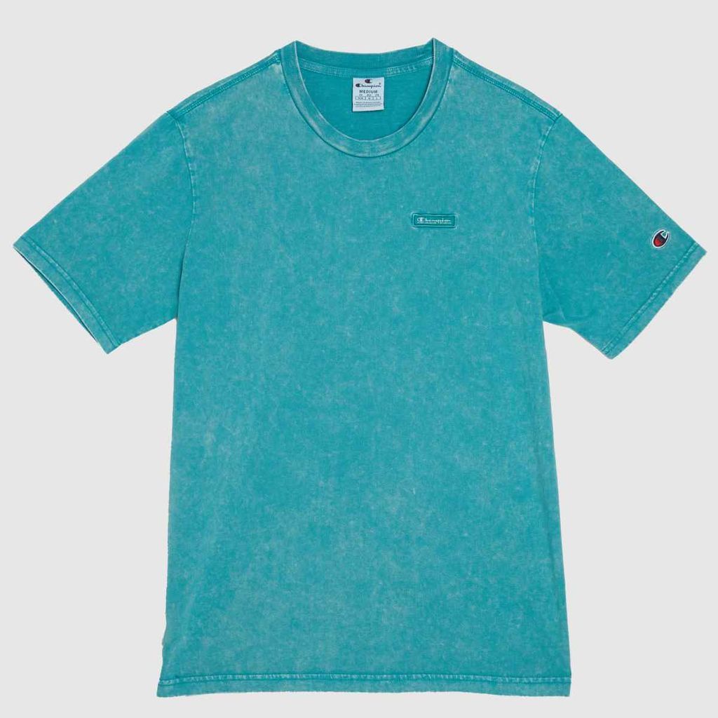 marble wash t-shirt in green