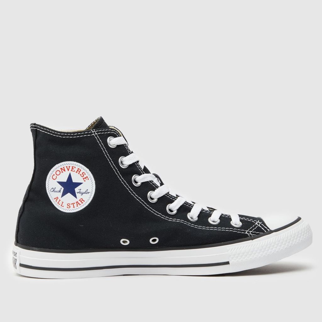 all star hi trainers in black