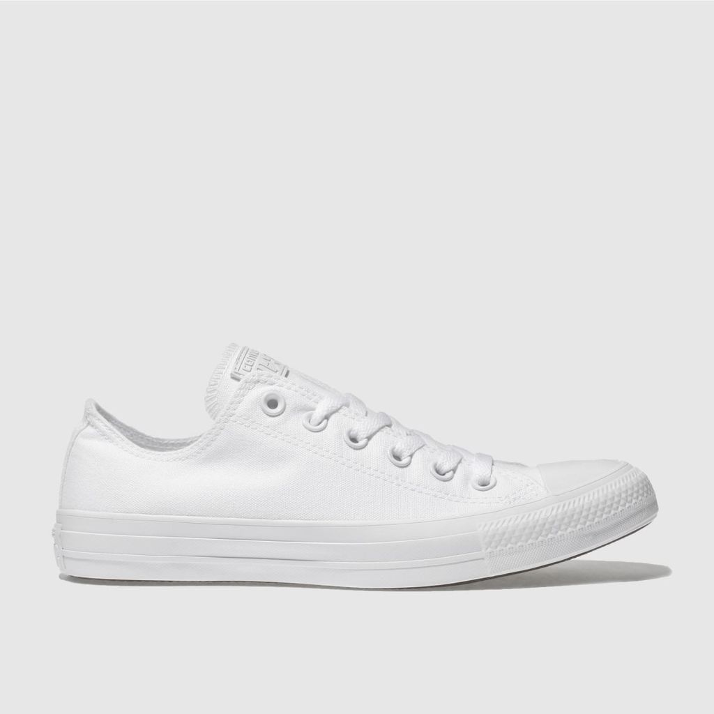 all star mono ox trainers in white