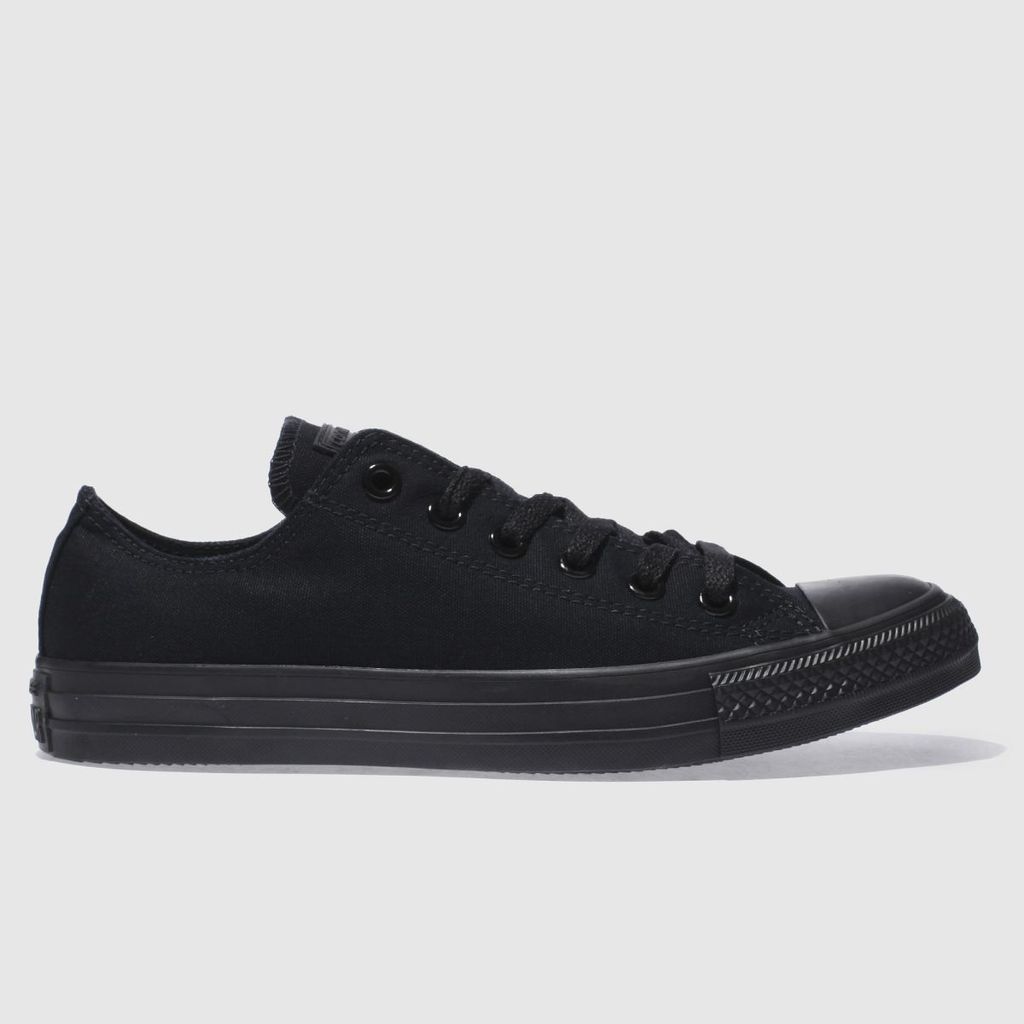 all star mono ox trainers in black