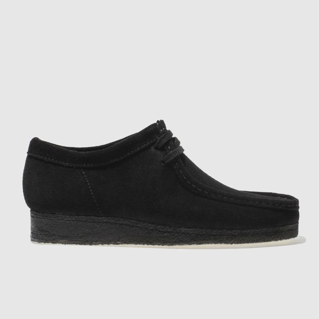 original wallabee shoes in black