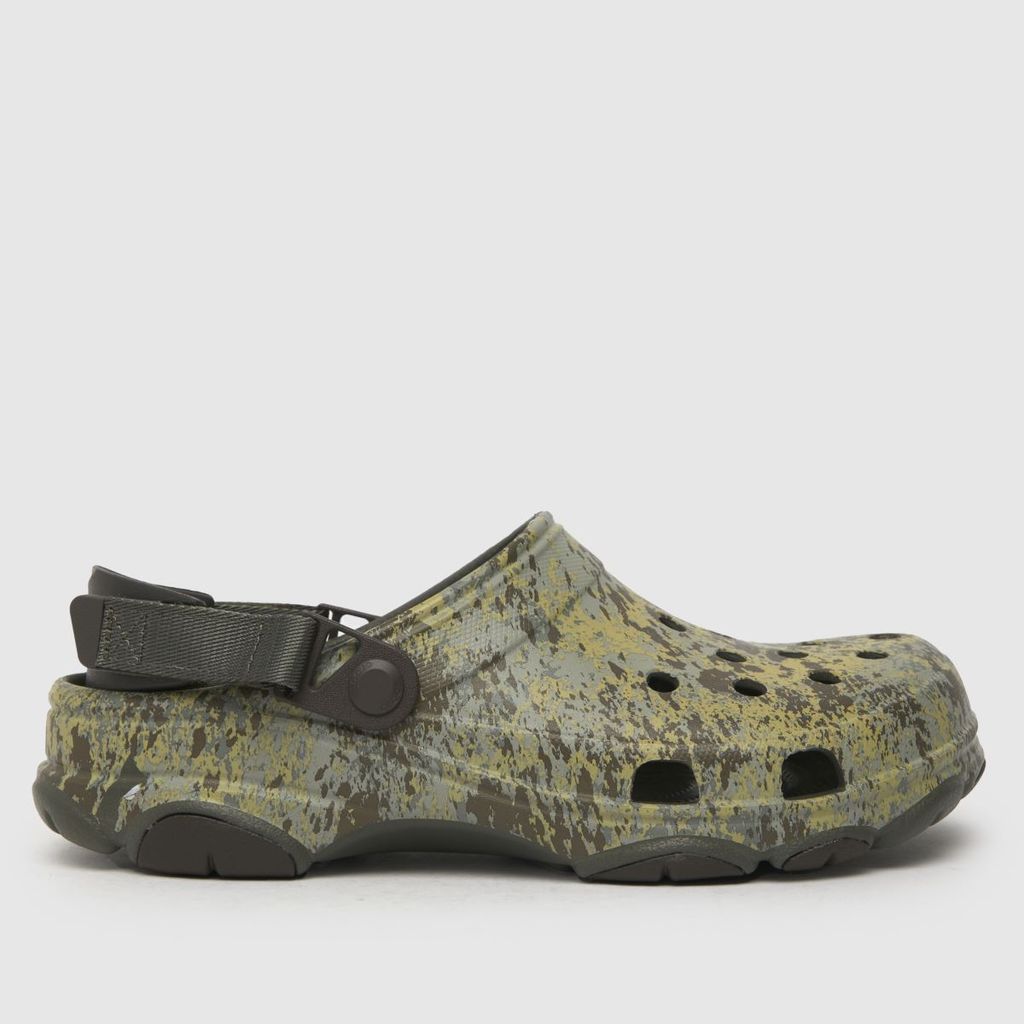 classic all terrain clog sandals in brown & grey