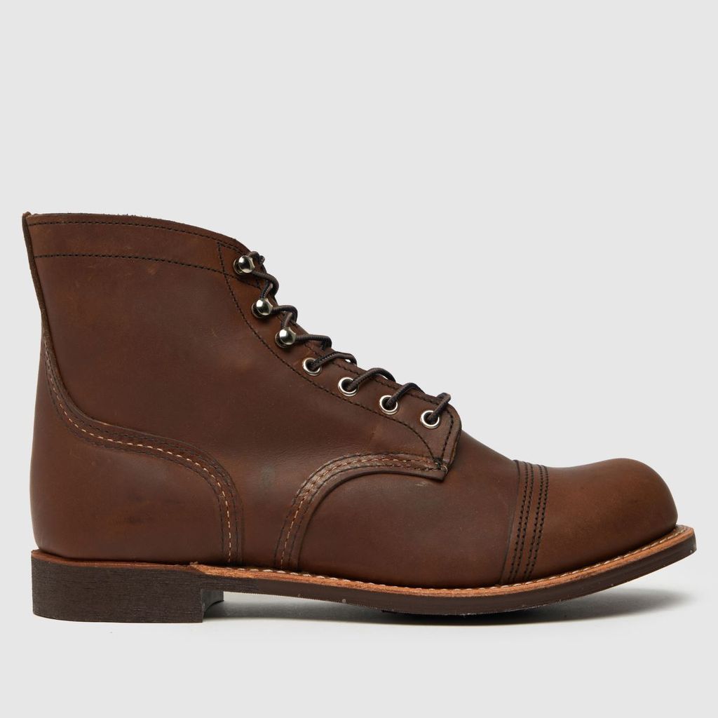 iron ranger boots in dark brown