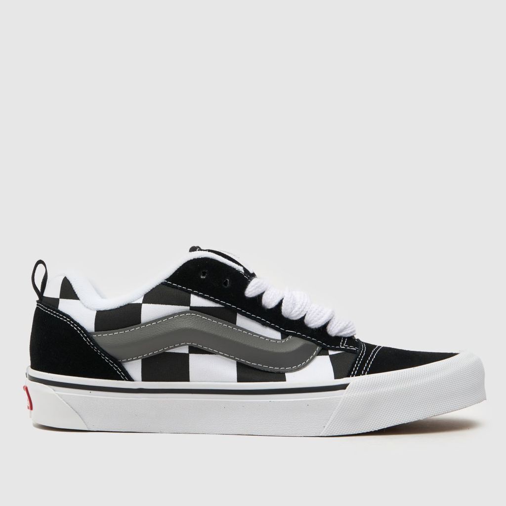 knu skool trainers in black & grey