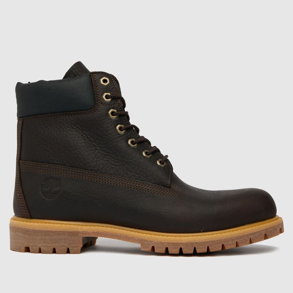 6 inch premium boots in dark brown