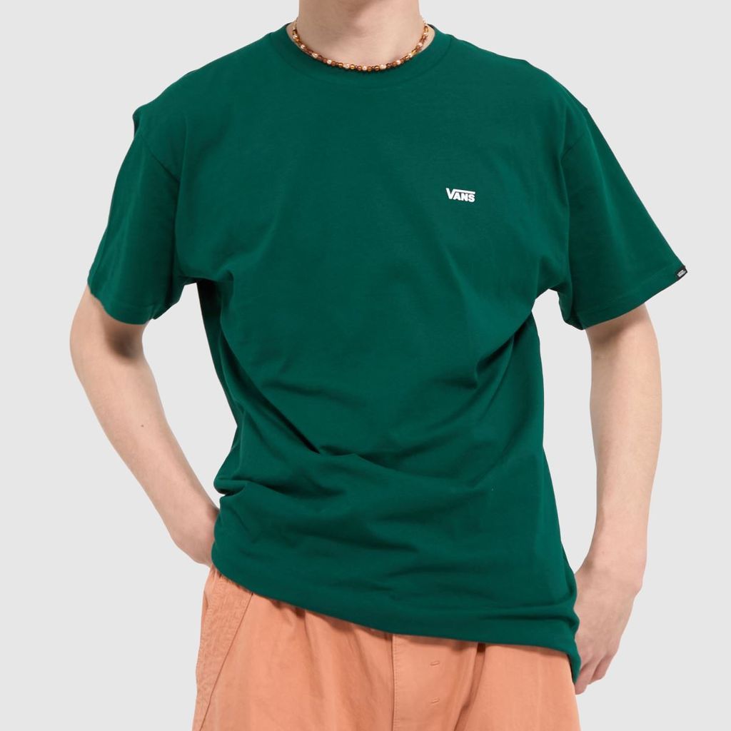 left chest logo t-shirt in green