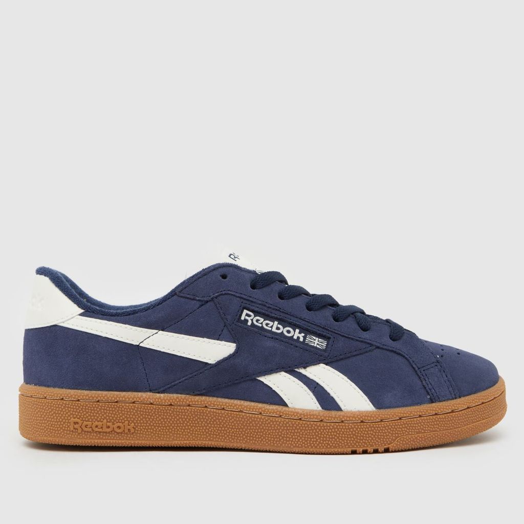 club c grounds trainers in navy & white
