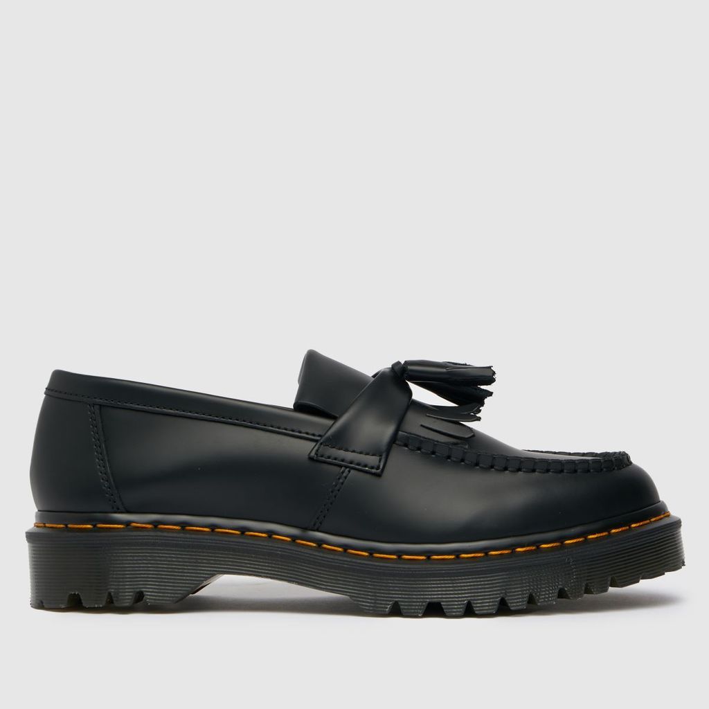 adrian bex loafer shoes in black
